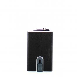 Piquadro Porta carte di credito con Sliding System e portamonete Black Square RFID - 1