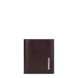 Piquadro Portafoglio Verticale RFID Blu Square - 1