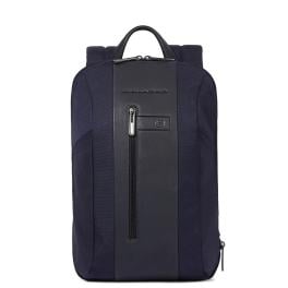 Piquadro Zaino Sottile Porta PC Espandibile Brief 15.6 in tessuto riciclato - 1