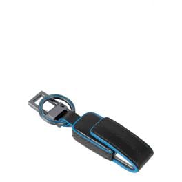 Piquadro Portachiavi con Chiavetta USB Nero - 1