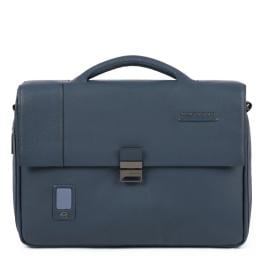 Piquadro Cartella Porta PC Akron 15.6" Esp. Blu - 1