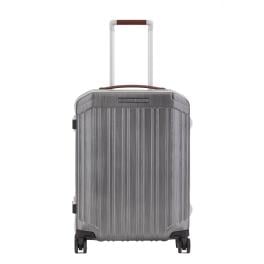 Piquadro Trolley Cabina Rigido Ultra Slim PQLM Nero Cuoio - 1