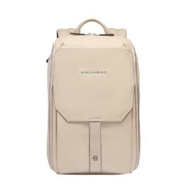 Piquadro Zaino Than Porta PC 13.3" Beige - 1