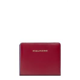 Piquadro Portafoglio Blue Square compatto Rosso - 1