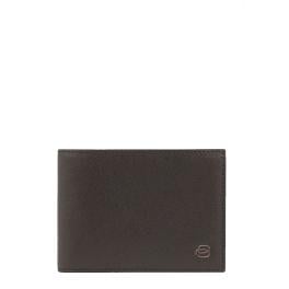 Piquadro Portafoglio 2 scomparti Black Square Testa Moro - 1