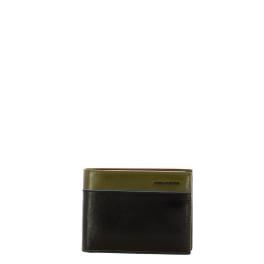 Piquadro Portafoglio RFID con portamonete B2 Revamp Verde Nero - 1