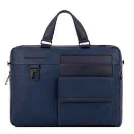Piquadro Cartella Porta PC Finn 14.0 Blu - 1