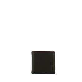 Piquadro Portafoglio con molla in pelle Nero - 1