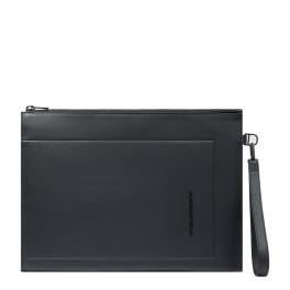 Piquadro Pochette Blue Square Nero - 1