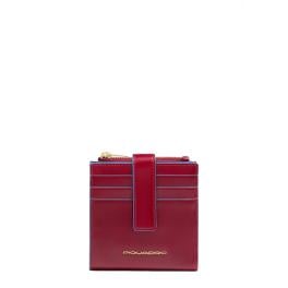 Piquadro Portacarte donna Blue Square Rosso - 1