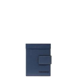 Piquadro Portafoglio Verticale RFID Russel Blu - 1