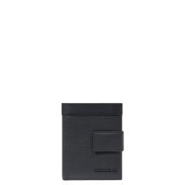Piquadro Portafoglio Verticale RFID Russel Nero - 1