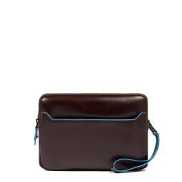 Piquadro Pochette con chiusura con impronta digitale Blue Square Mogano - 1