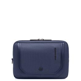 Piquadro Pochette in tessuto riciclato S143 Blu - 1