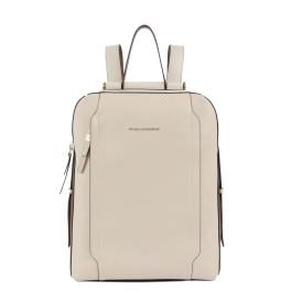 Piquadro Zaino Circle Porta PC 14" Beige Cuoio - 1