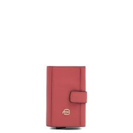 Piquadro Porta Carte Sliding System Circle Arancio Testa di Moro - 1