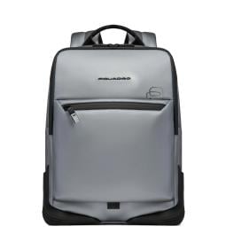 Piquadro Zaino Porta PC Corner 2.0 14" Metallizzato Grigio - 1