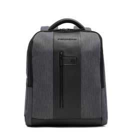 Piquadro Zaino Porta PC Brief 2 15.6 in tessuto riciclato - 1