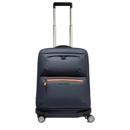 Piquadro Bagaglio a mano Trolley Cabina Slim Corner 55 cm Blu - 1