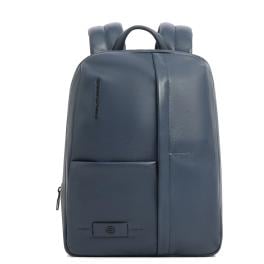 Piquadro Zaino Espandibile Russel Porta PC 14.0 Blu - 1