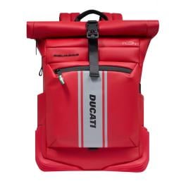 Piquadro Zaino Corner Roll-Top Porta PC 15.6" Ducati Rosso - 1