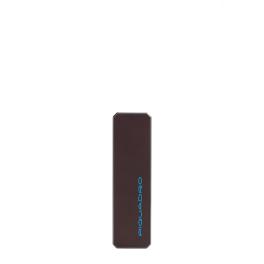 Piquadro Portachiavi Blue Square con tracker Mogano - 1