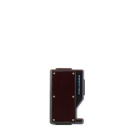 Piquadro Porta carte Blue Square elastico Mogano - 1
