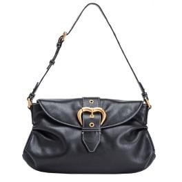 Pinko Borsa a spalla Jolene Classic Nero Antique Gold - 1