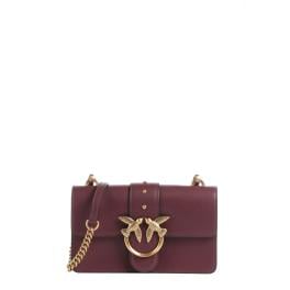 Pinko Mini Borsa a tracolla Love One Ribes Intenso Antique Gold - 1