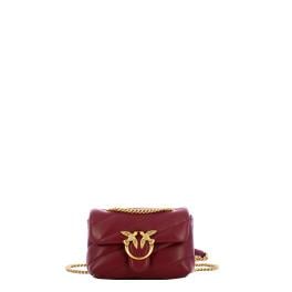 Pinko Mini Borsa a tracolla Love Puff Ribes Intenso Antique Gold - 1