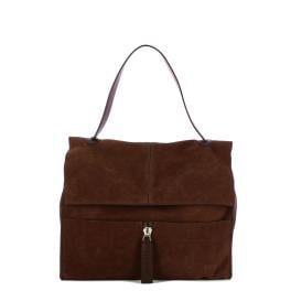Rebelle Borsa a spalla Clio camoscio Wengé - 1