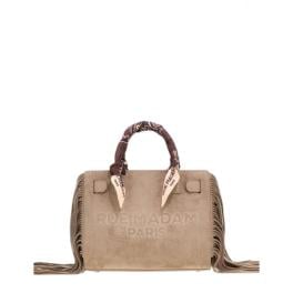 RUMA Canyon Mini Tote Fringes Suede Grey - 1