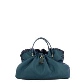 Ermanno Firenze Octavia tote bag Petrol - 1