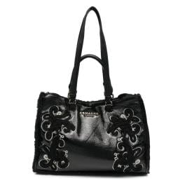 Ermanno Firenze Barbara Shiny tote piccola Black - 12402249 293 - 1
