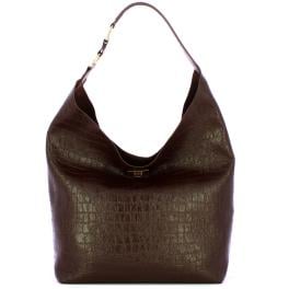 Ermanno Firenze Benjamin hobo bag grande Dark Brown - 12402268 2259 - 1