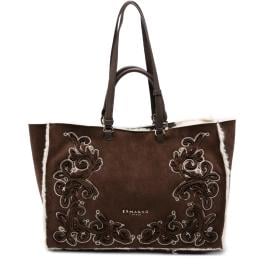 Ermanno Firenze Barbara Shirling tote grande Dark Brown - 12402297 2259 - 1