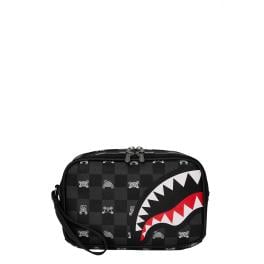 Sprayground Beauty Case Gray Peeking Character Check Limited Edition - 1