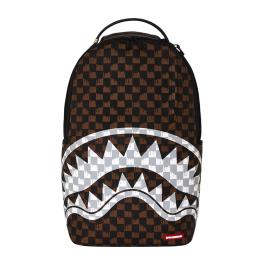 Sprayground Zaino Brown ad Cream Drip Check Limited Edition - 1