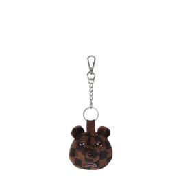 Sprayground Portachiavi Brown Checker Bear Head Limited Edition - 1