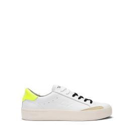 Sun68 Sneakers Street Leather Bianco Giallo Fluo - 1