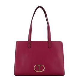 Twin Set Borsa a spalla con Oval T Rasberry Radiance - 1