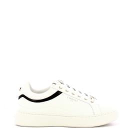 Twinset Sneakers Donna in pelle Bianco Nero - 1