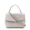Tracolla Ava Extra-Small in pelle - PEARL/GREY
