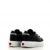 Sneakers in pelle Heart Nero Bianco - 3