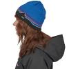 Beanie Hat Classic Fitz Roy Andes Blue - 4