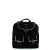Fauxleather Backpack with lace - 1