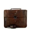 AEMI Leather briefcase with laptop sleeve - 4
