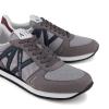 Armani Exchange Sneakers in mesh con inserti in suede - 4