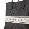 Armani Exchange Shopping Bag Black White - 4
