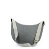 Borbonese Luna Bag Middle Jet Hobo a tracolla - 3
